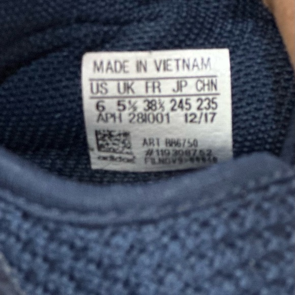 adidas Navy Blue Athletic Shoes main image 4
